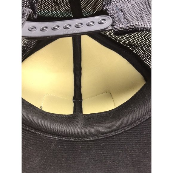 Vintage Cap NASA Astronaut Space Mens Snapback Trucker Mesh Hat Black 80s 90s - Picture 7 of 8